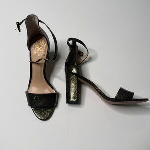 NEW Vince Camuto Corlina Ankle Strap Block Heel Sandal | 9.5 |